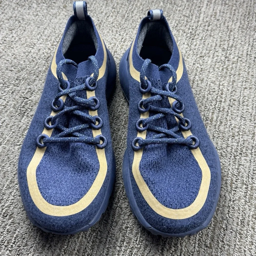 Allbirds Womens 11 Trail Runners SWT Mizzles Sneaker Shoe Wool Blend Blue